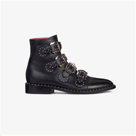 givenchy multi strap boots|Givenchy golden boots.